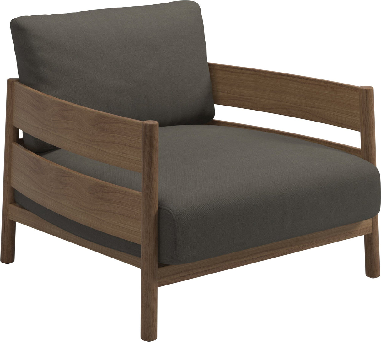 Gloster Haven Fauteuil bas Lounge Teck Grade B (OP) Fife Platinum 0042