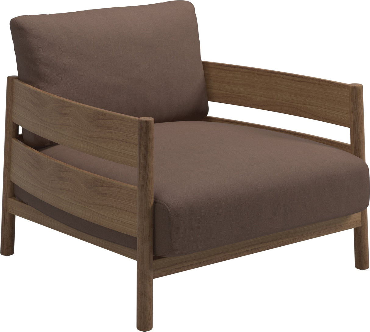 Gloster Haven Fauteuil bas Lounge Teck Grade B (OP) Fife Salmon 0045