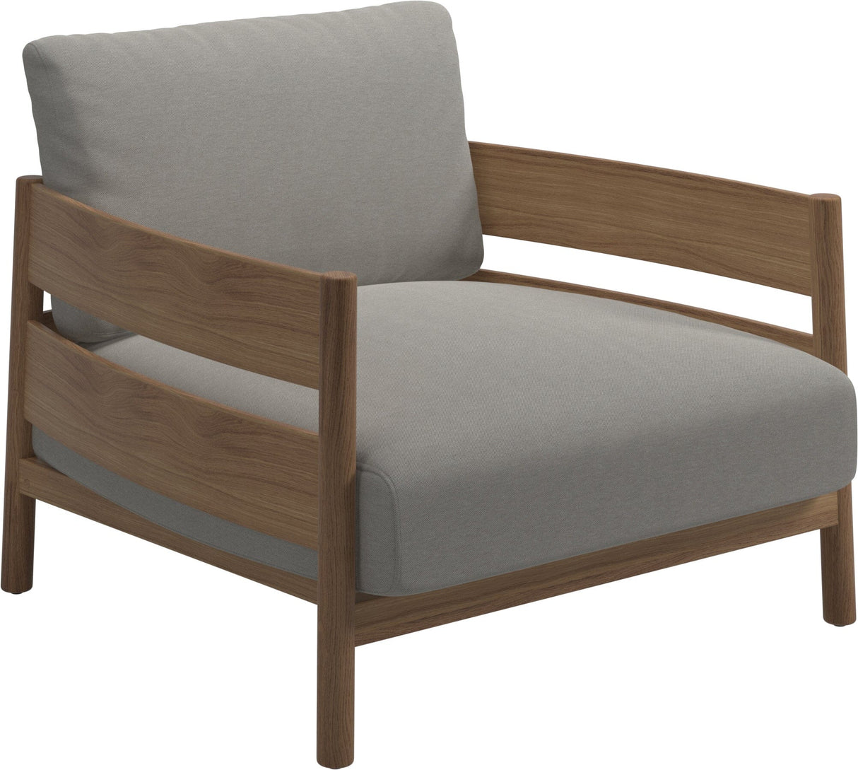 Gloster Haven Fauteuil bas Lounge Teck Grade D (ST) Tuck Malt 0122