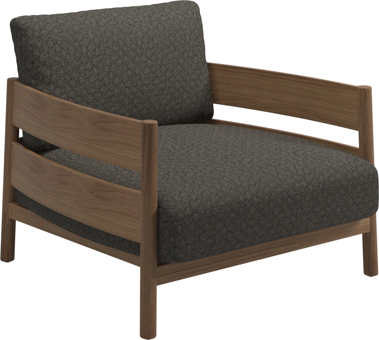 Gloster Haven Fauteuil bas Lounge Teck Grade D (ST) Wave Quarry 0126