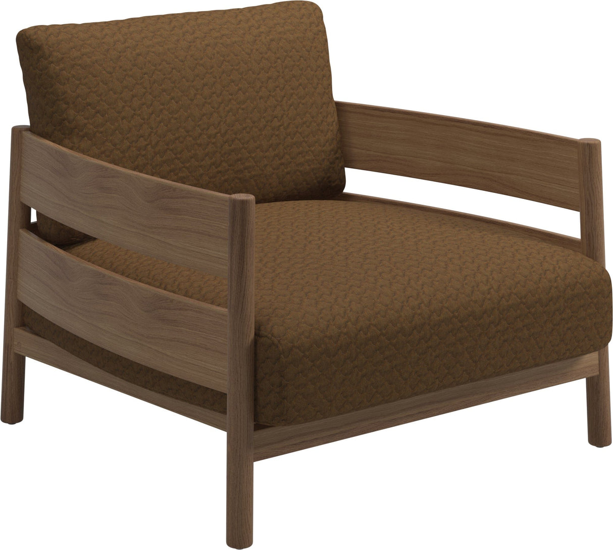 Gloster Haven Fauteuil bas Lounge Teck Grade D (ST) Wave Russet 0127