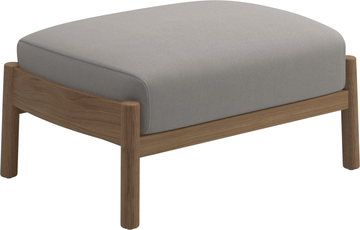 Gloster Haven Repose-pieds Ottoman Teck Garde B (OP) Fife Bone 0031