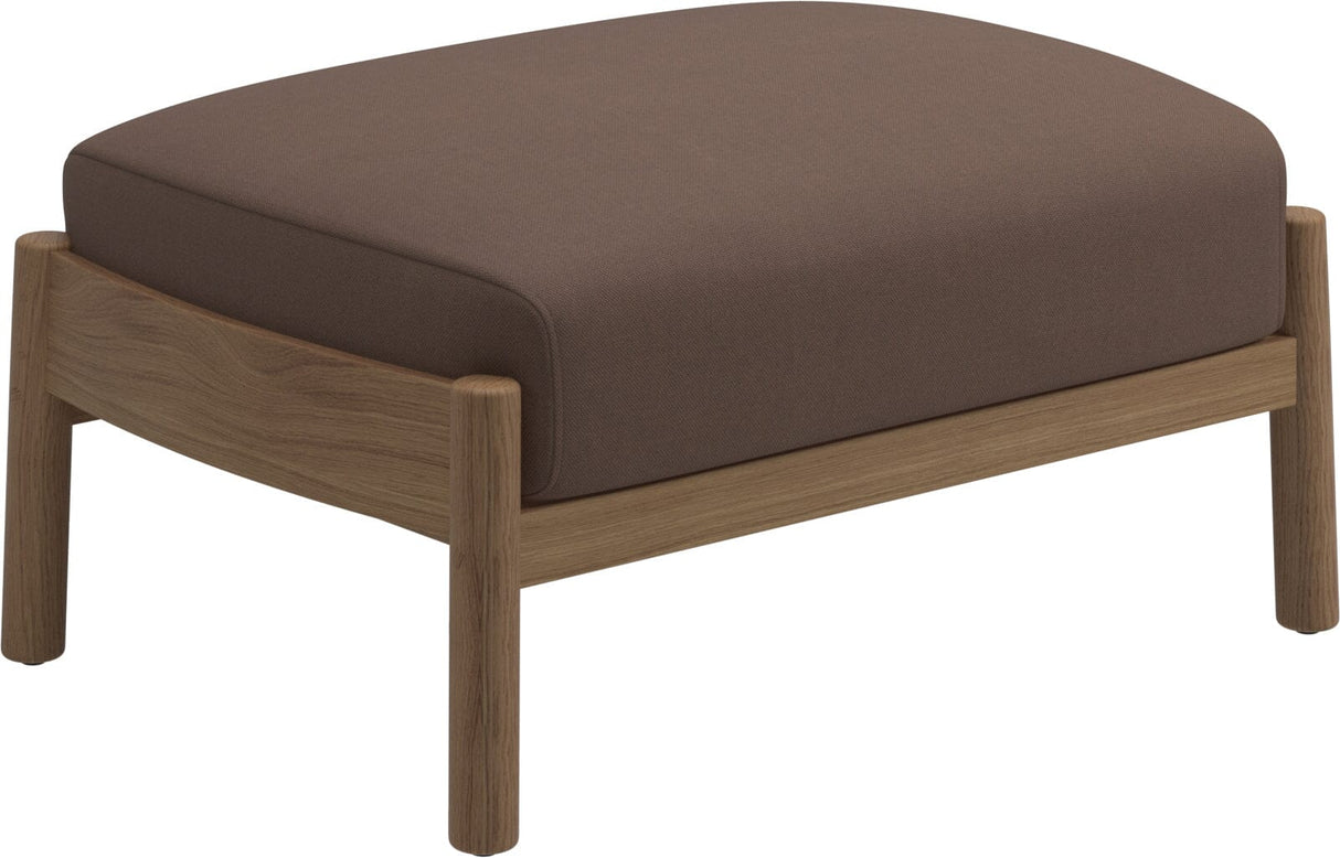 Gloster Haven Repose-pieds Ottoman Teck Grade B (OP) Fife Salmon 0045