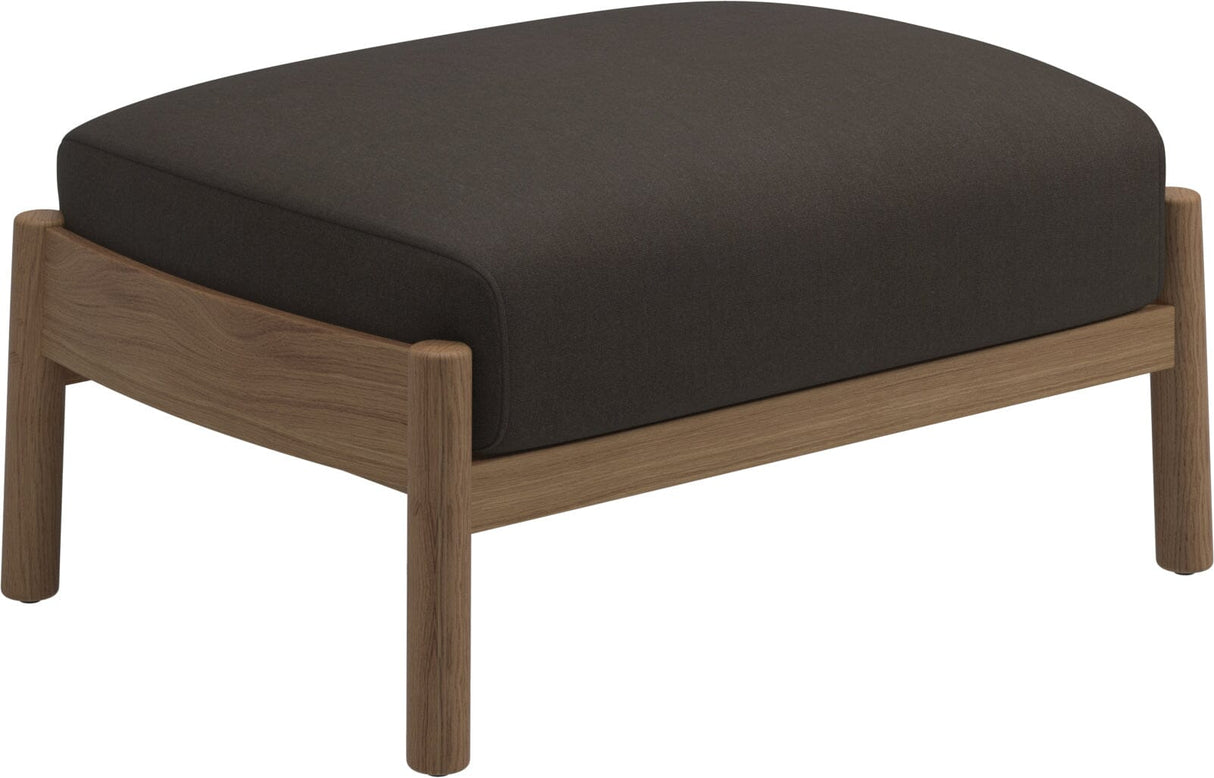 Gloster Haven Repose-pieds Ottoman Teck Grade B (OP) Heritage Sable 0207