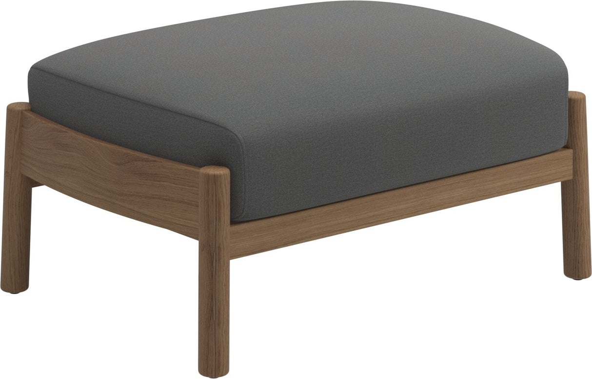 Gloster Haven Repose-pieds Ottoman Teck Grade B (WR) Blend Fog 0145