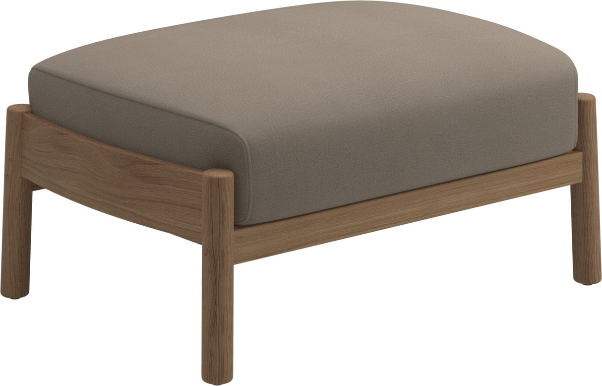 Gloster Haven Repose-pieds Ottoman Teck Grade B (WR) Blend Sand 0147