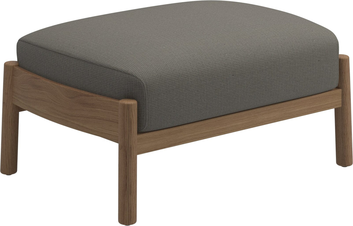 Gloster Haven Repose-pieds Ottoman Teck Grade C (OP) Loom 3 Castlerock 0205