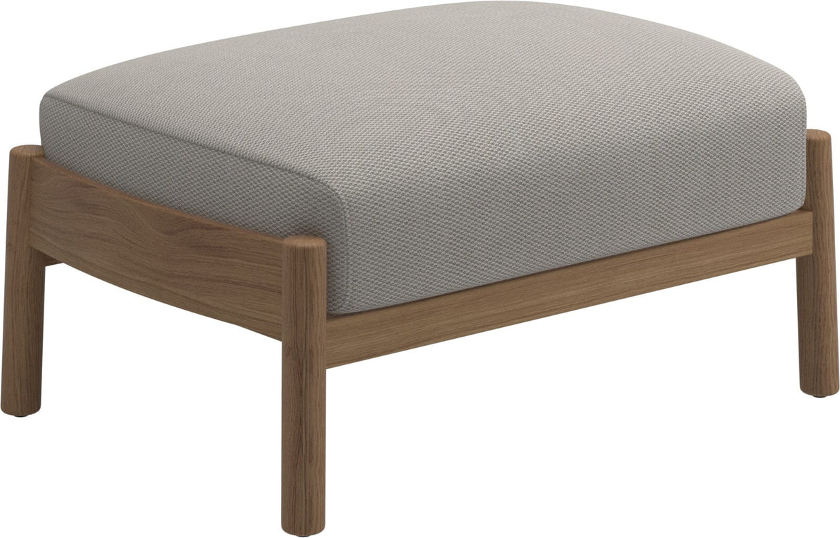 Gloster Haven Repose-pieds Ottoman Teck Grade C (OP) Lopi Marble 0134