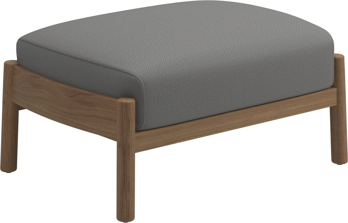 Gloster Haven Repose-pieds Ottoman Teck Grade D (ST) Dot Putty 0156