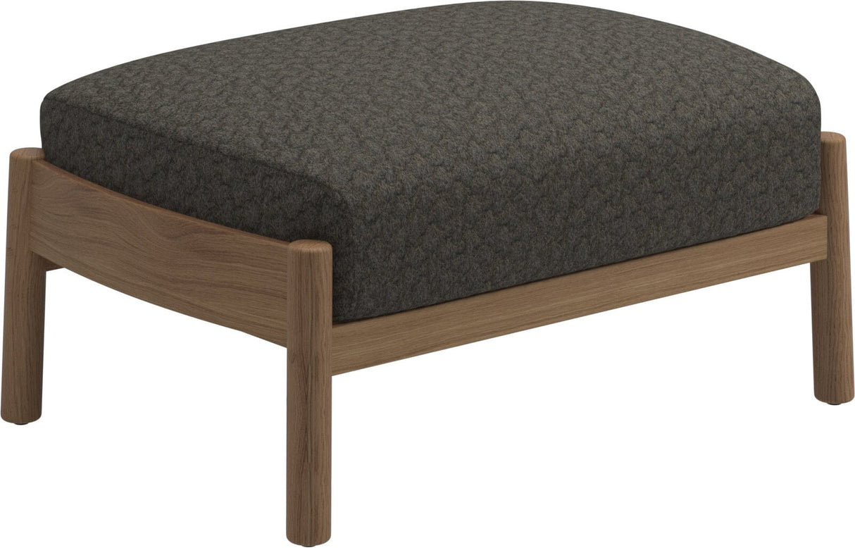 Gloster Haven Repose-pieds Ottoman Teck Grade D (ST) Wave Quarry 0126