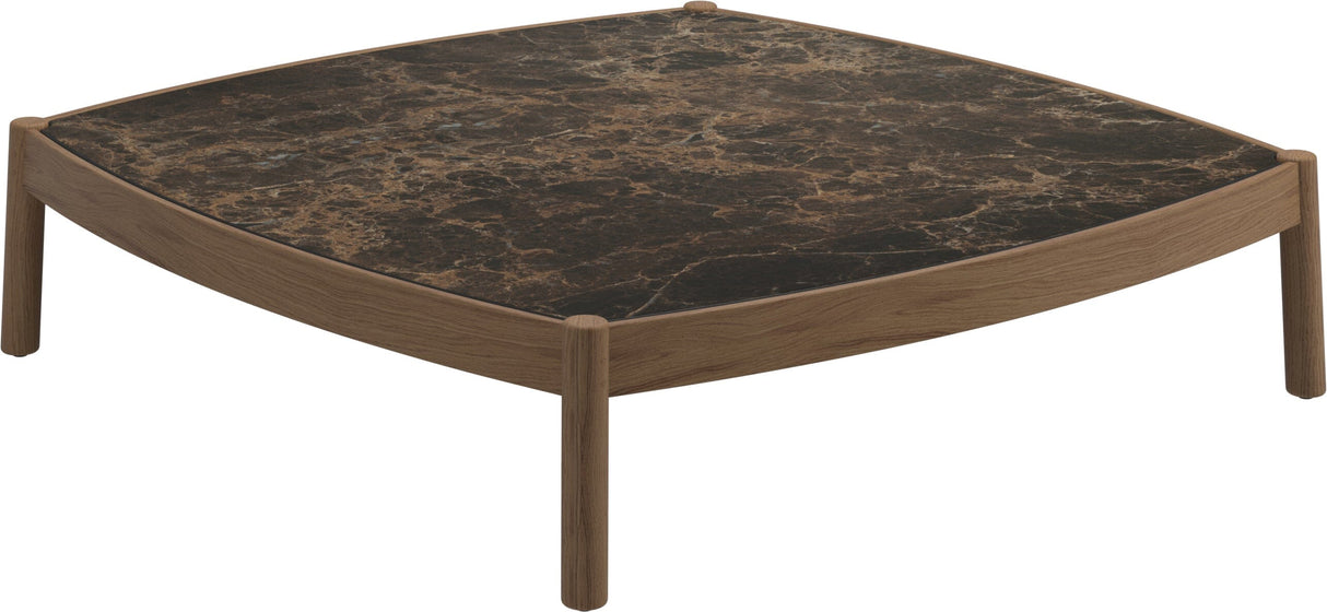 Gloster Haven Table basse 120x120cm Céramique Emperor