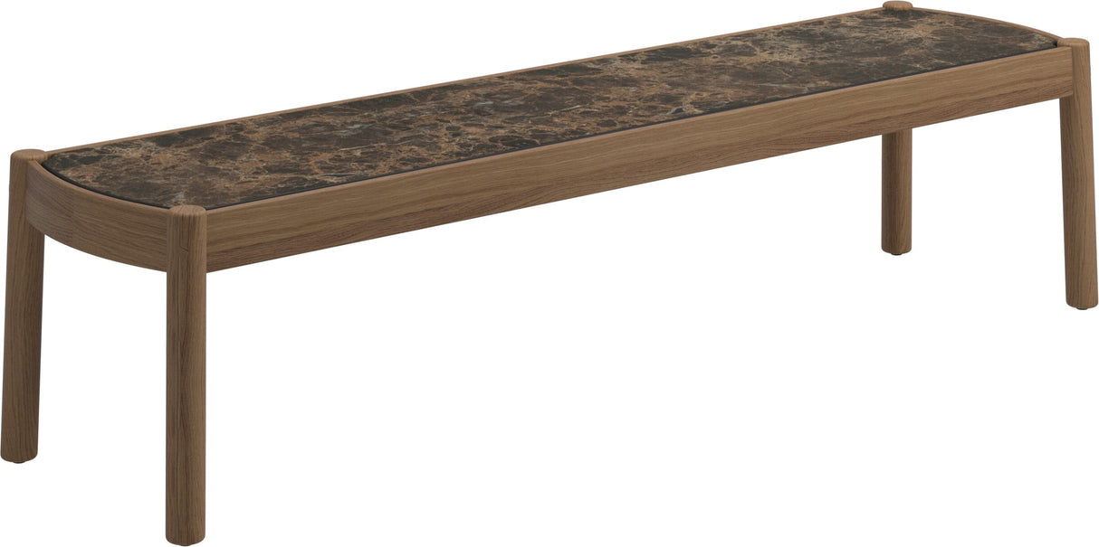 Gloster Haven Table basse 159x42cm Céramique Emperor