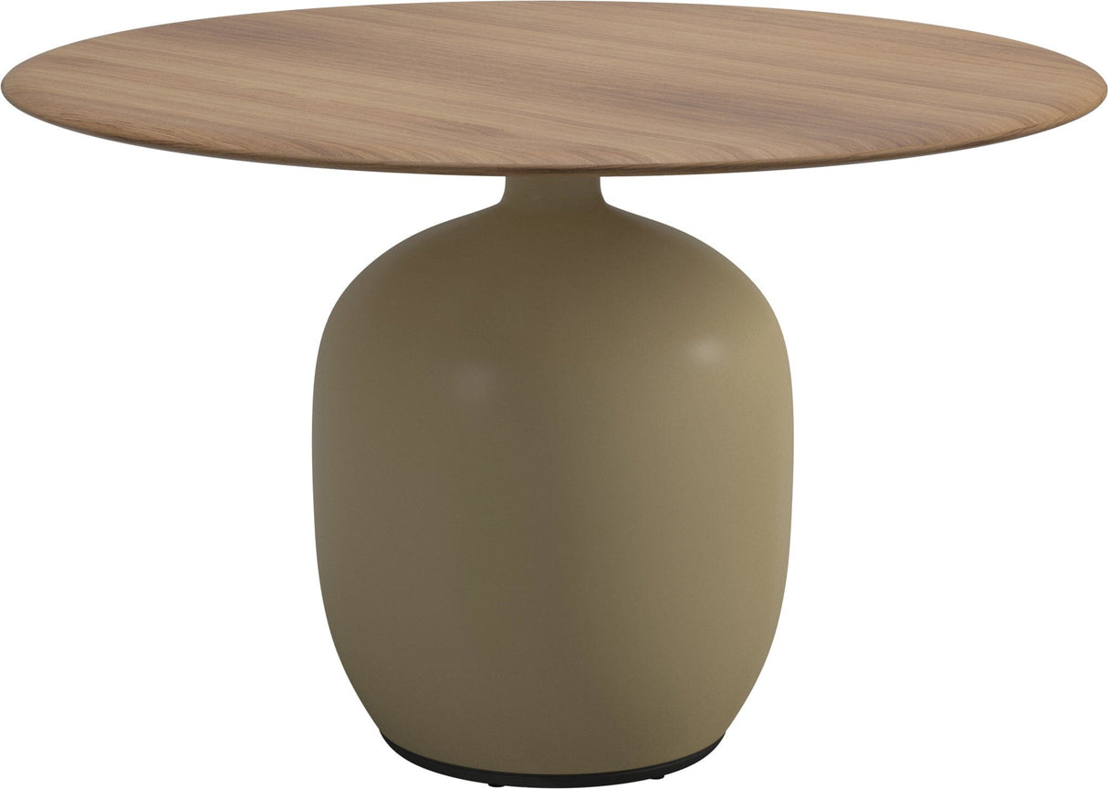 Gloster Kasha Table repas ronde Ø120cm Sand