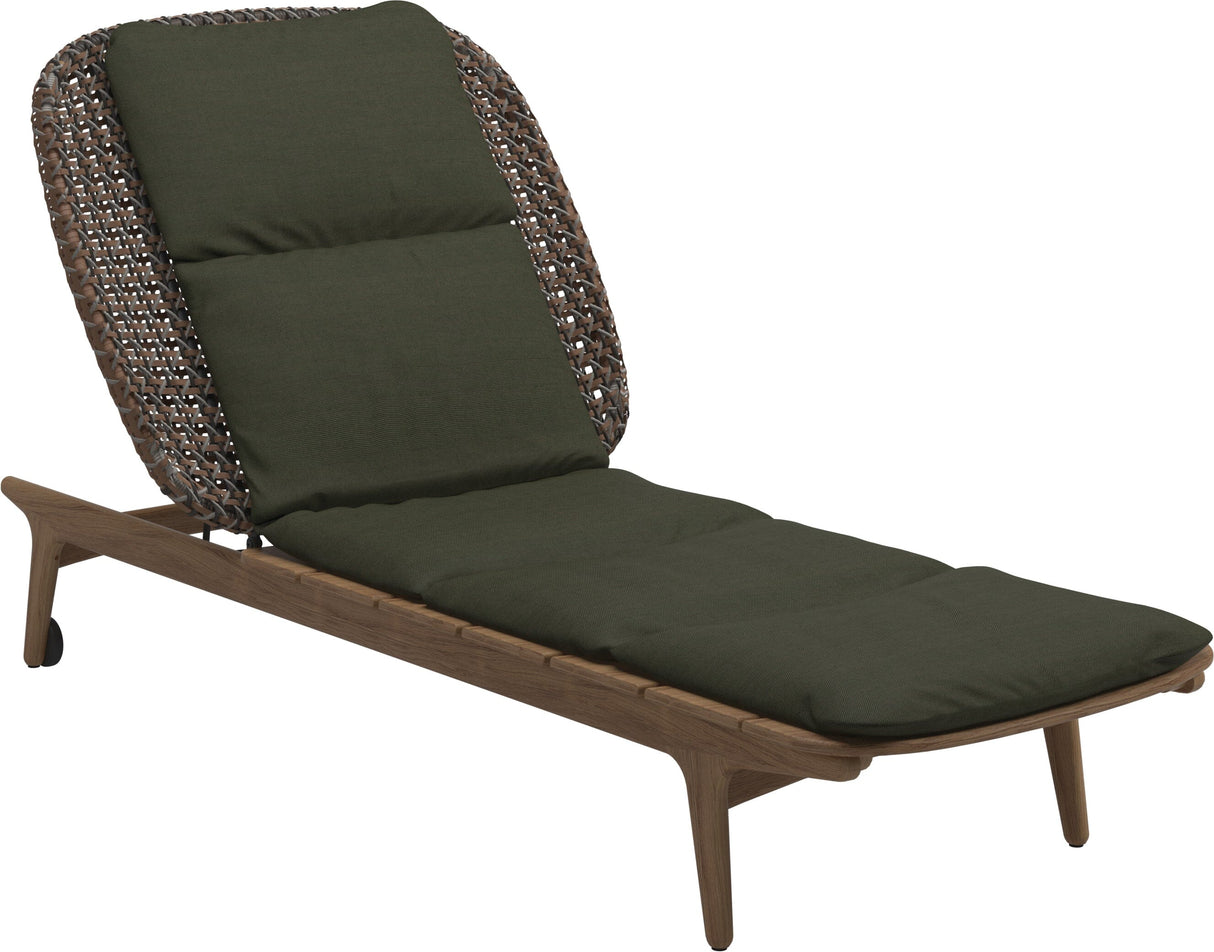 Gloster Kay Chaise longue Brindle Grade B (OP) Fife Olive 0041