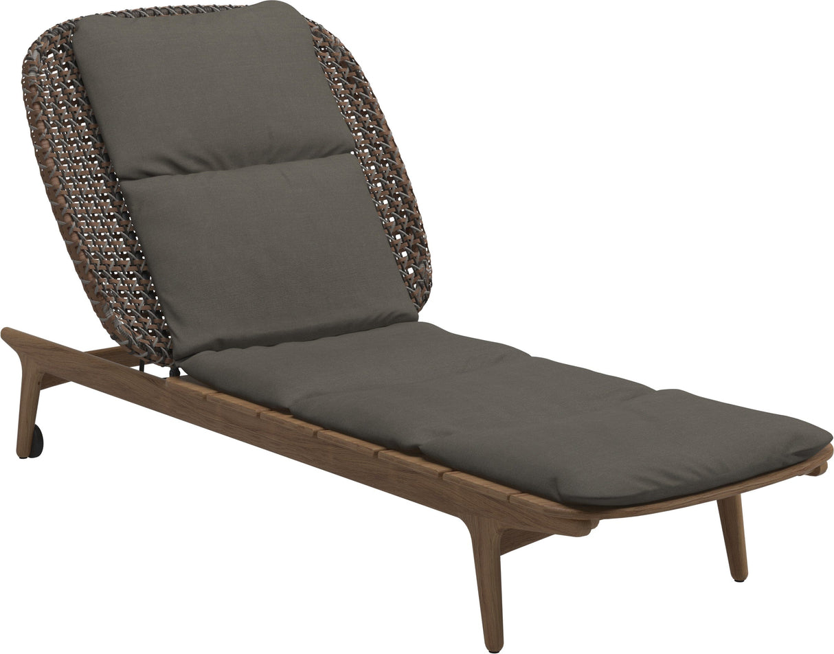 Gloster Kay Chaise longue Brindle Grade B (OP) Fife Platinum 0042