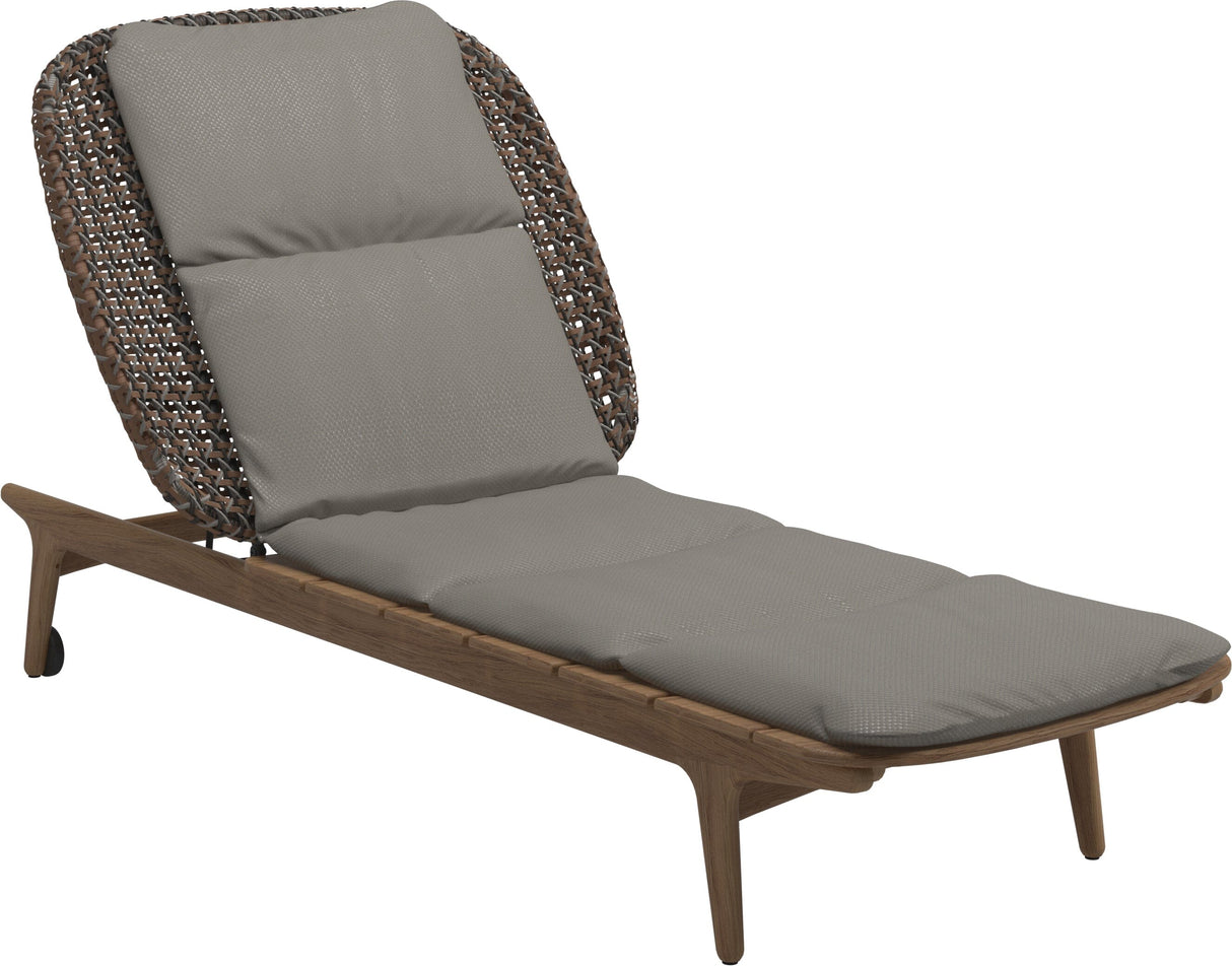 Gloster Kay Chaise longue Brindle Grade D (ST) Dot Nimbus 0116