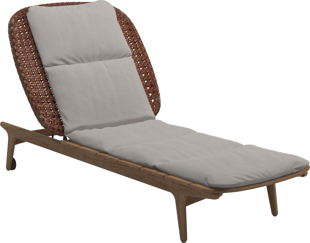 Gloster Kay Chaise longue Copper Grade B (OP) Fife Bone 0031