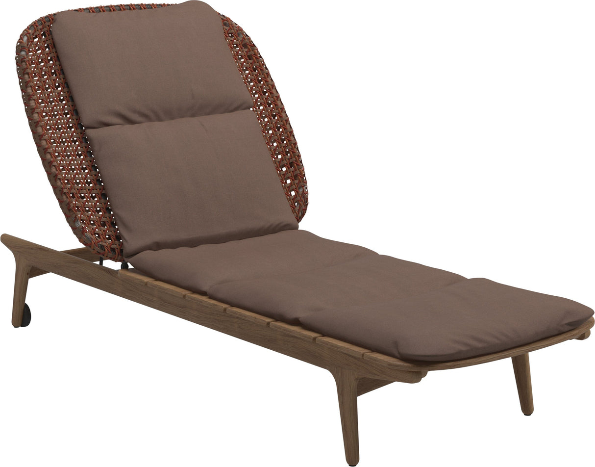 Gloster Kay Chaise longue Copper Grade B (OP) Fife Salmon 0045