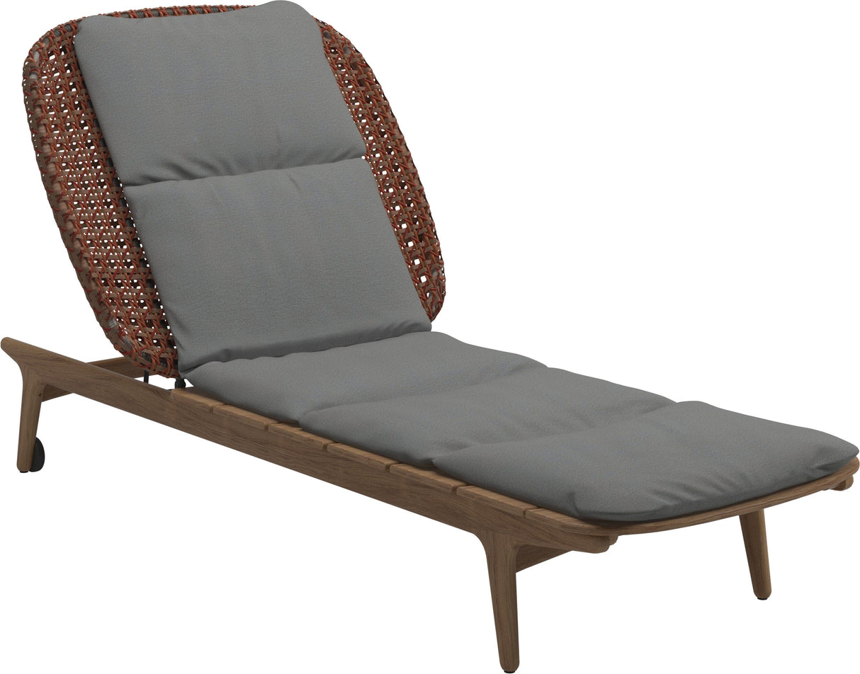Gloster Kay Chaise longue Copper Grade B (WR) Blend Fog 0145