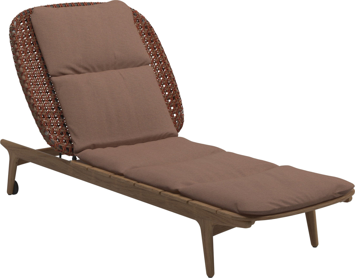 Gloster Kay Chaise longue Copper Grade D (ST) Tuck Cider 0121