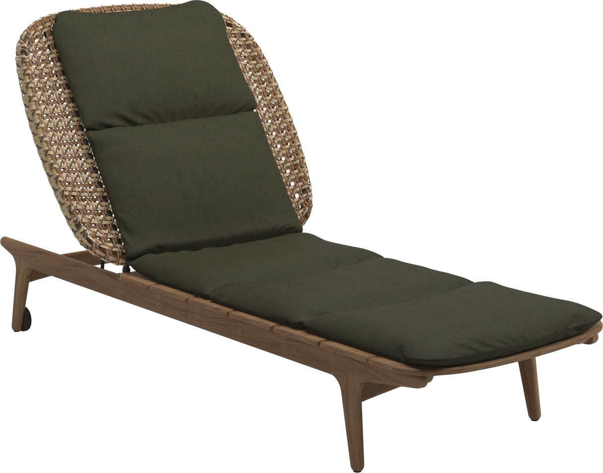 Gloster Kay Chaise longue Harvest Grade B (OP) Fife Olive 0041