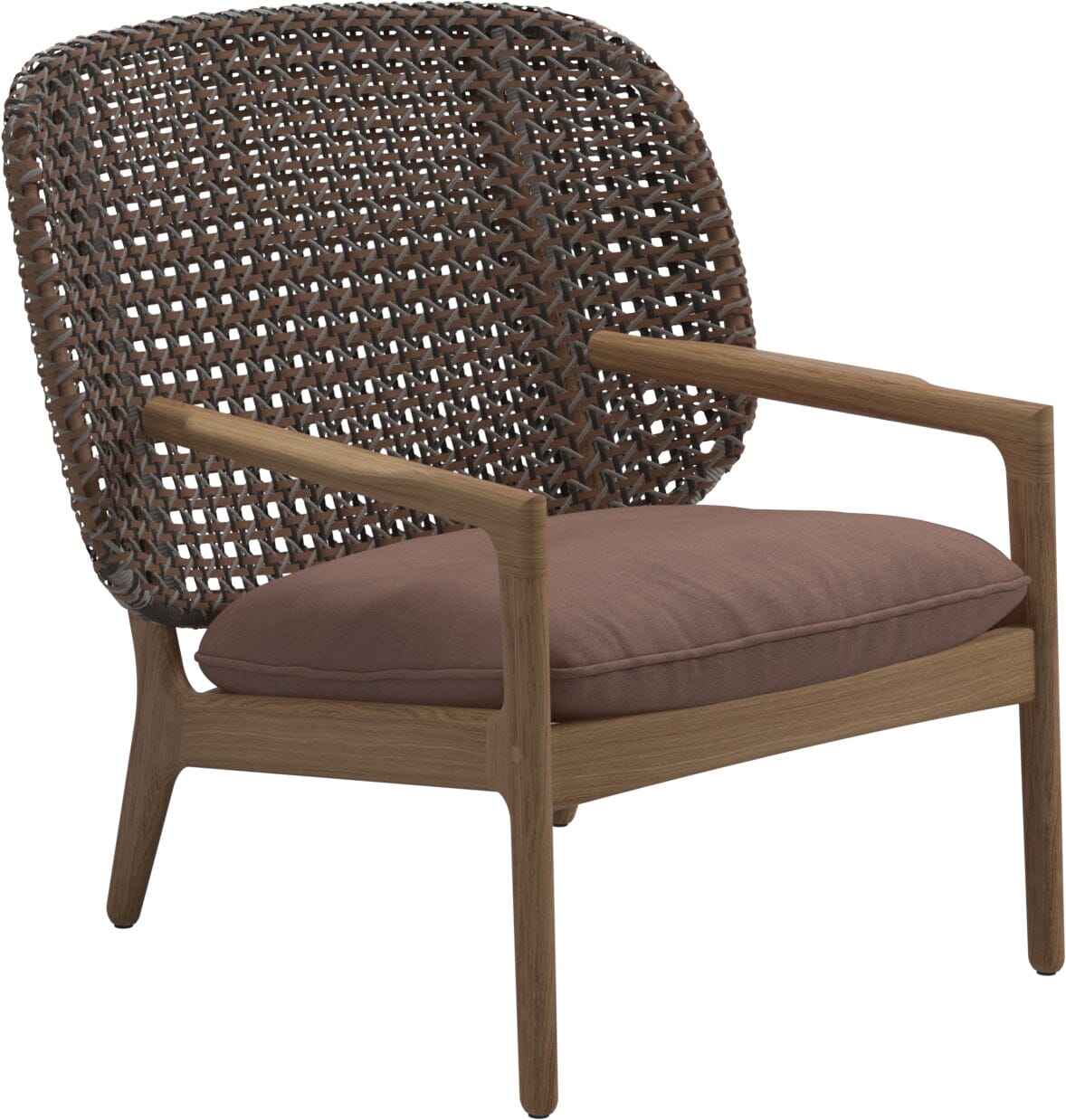Gloster Kay Fauteuil club - Lounge Chair Bas dossier Brindle