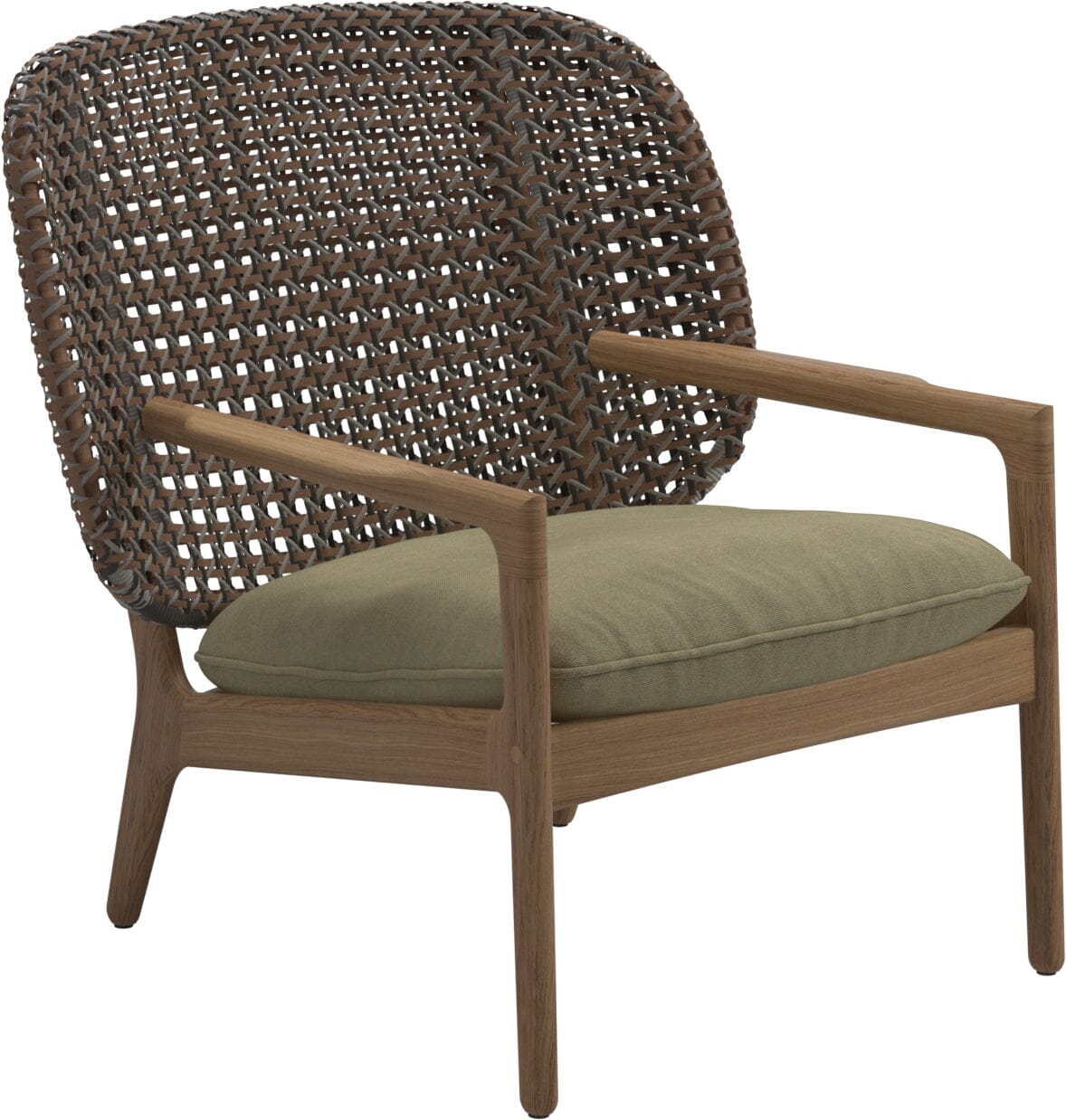 Gloster Kay Fauteuil club - Lounge Chair Bas dossier Brindle