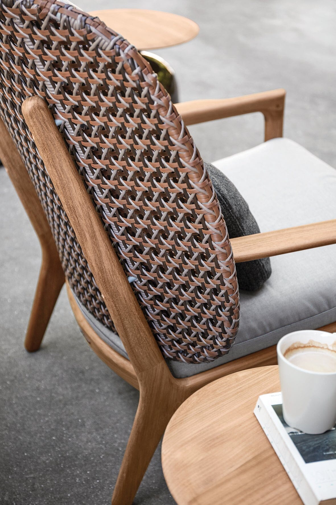 Gloster Kay Fauteuil club - Lounge Chair Bas dossier Brindle