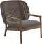 Gloster Kay Fauteuil club - Lounge Chair Bas dossier Brindle Grade B (OP) Fife Rainy Grey 0044 