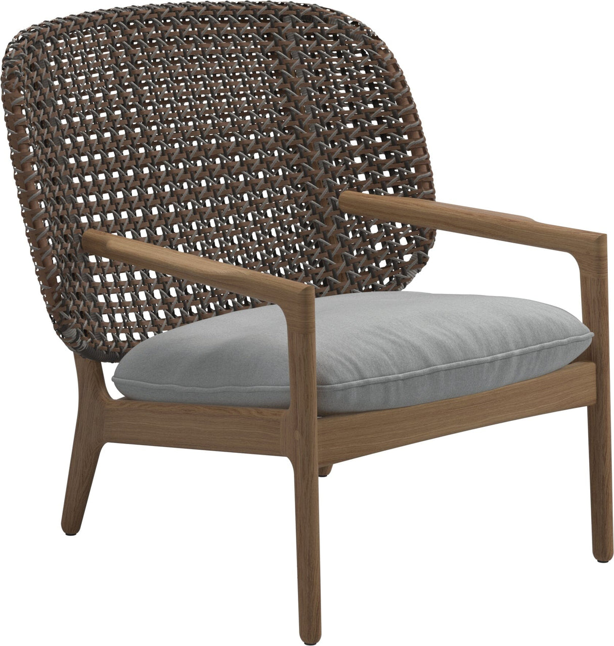 Gloster Kay Fauteuil club - Lounge Chair Bas dossier Brindle Grade D (ST) Tuck Dust 0158