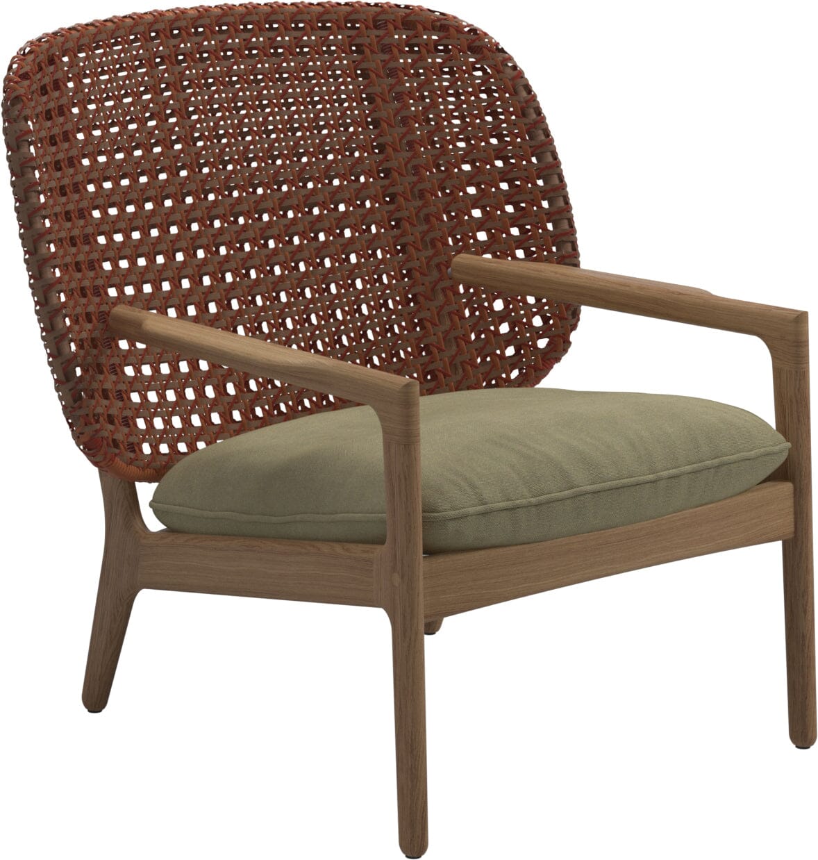 Gloster Kay Fauteuil club - Lounge Chair Bas dossier Copper