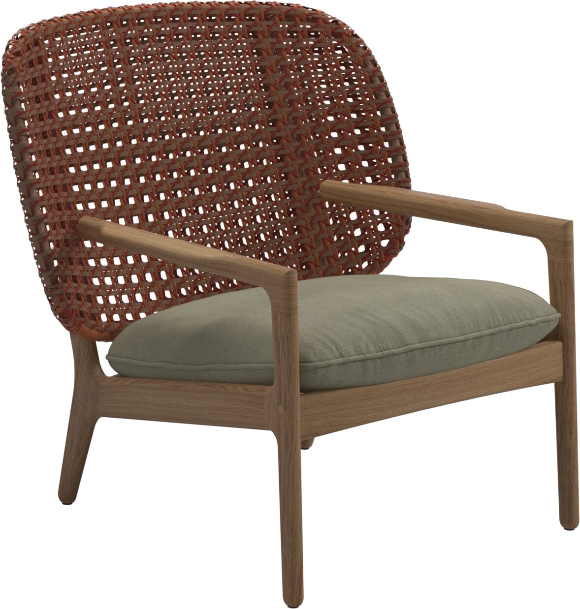Gloster Kay Fauteuil club - Lounge Chair Bas dossier Copper