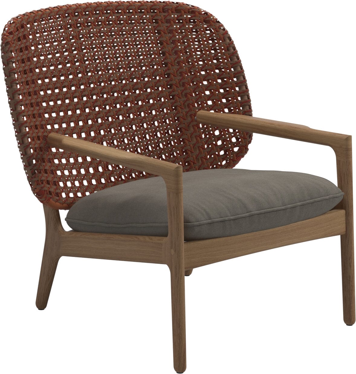 Gloster Kay Fauteuil club - Lounge Chair Bas dossier Copper Grade B (OP) Fife Vesterhav Sand 0048