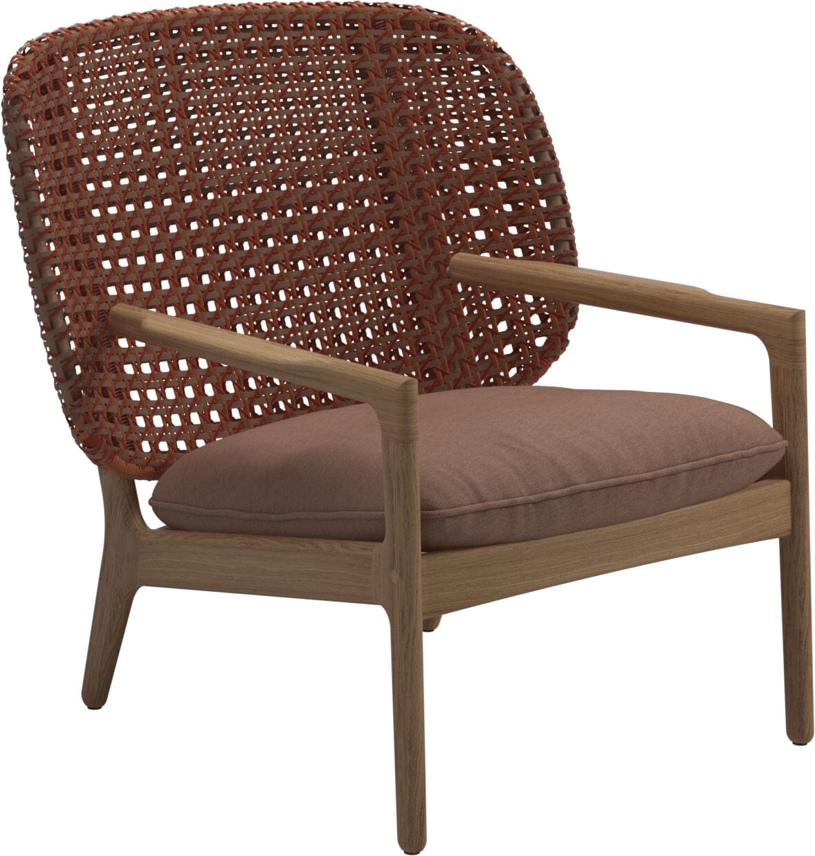 Gloster Kay Fauteuil club - Lounge Chair Bas dossier Copper Grade D (ST) Tuck Cider 0121