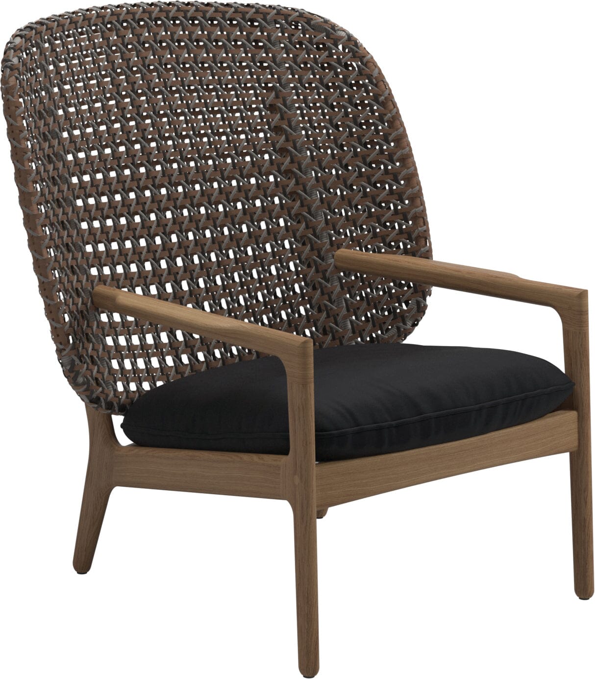 Gloster Kay Fauteuil club - Lounge Chair Haut dossier Brindle
