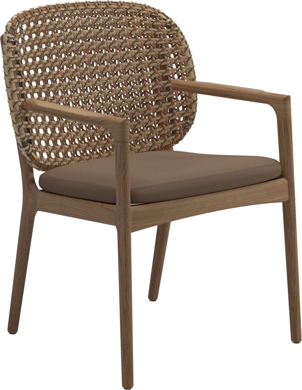 Gloster Kay Fauteuil repas avec accoudoirs Harvest Grade D (ST) Ravel Ginger 0119