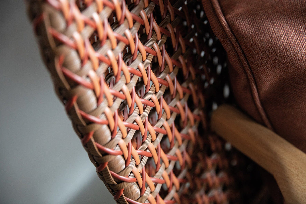 Gloster Kay High Back Rocking Chair Copper