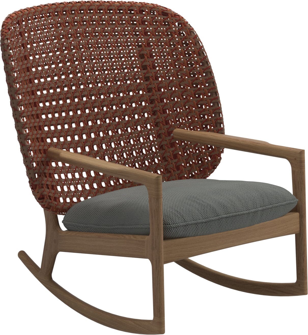 Gloster Kay High Back Rocking Chair Copper Grade C (OP) Lopi Charcoal 0132