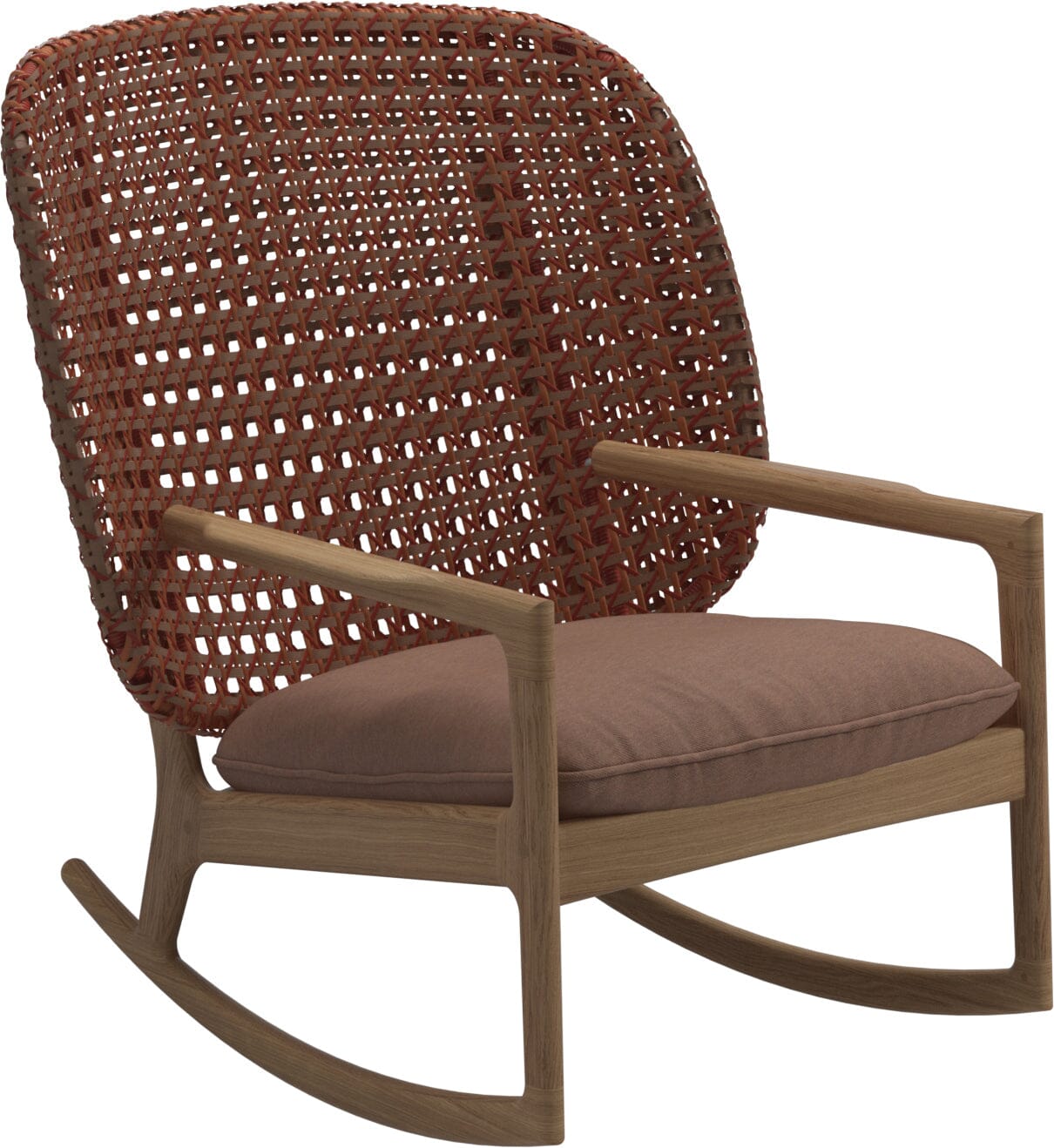 Gloster Kay High Back Rocking Chair Copper Grade D (ST) Tuck Cider 0121
