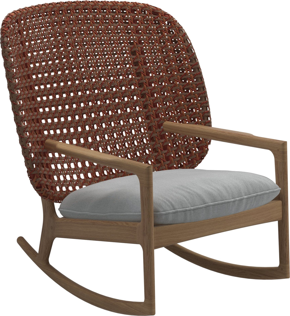 Gloster Kay High Back Rocking Chair Copper Grade D (ST) Tuck Dust 0158