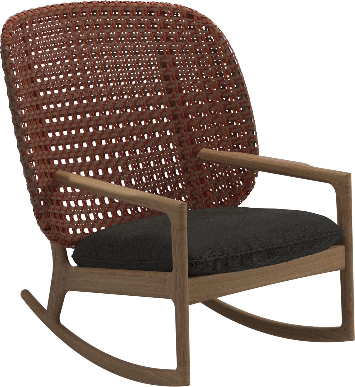 Gloster Kay High Back Rocking Chair Copper Grade D (ST) Tuck Sable 0123