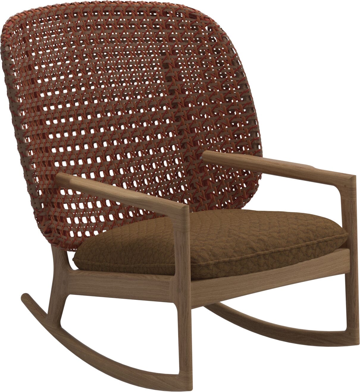 Gloster Kay High Back Rocking Chair Copper Grade D (ST) Wave Russet 0127
