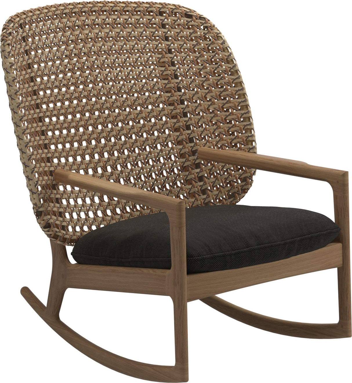 Gloster Kay High Back Rocking Chair Harvest Grade D (ST) Ravel Sable 0120