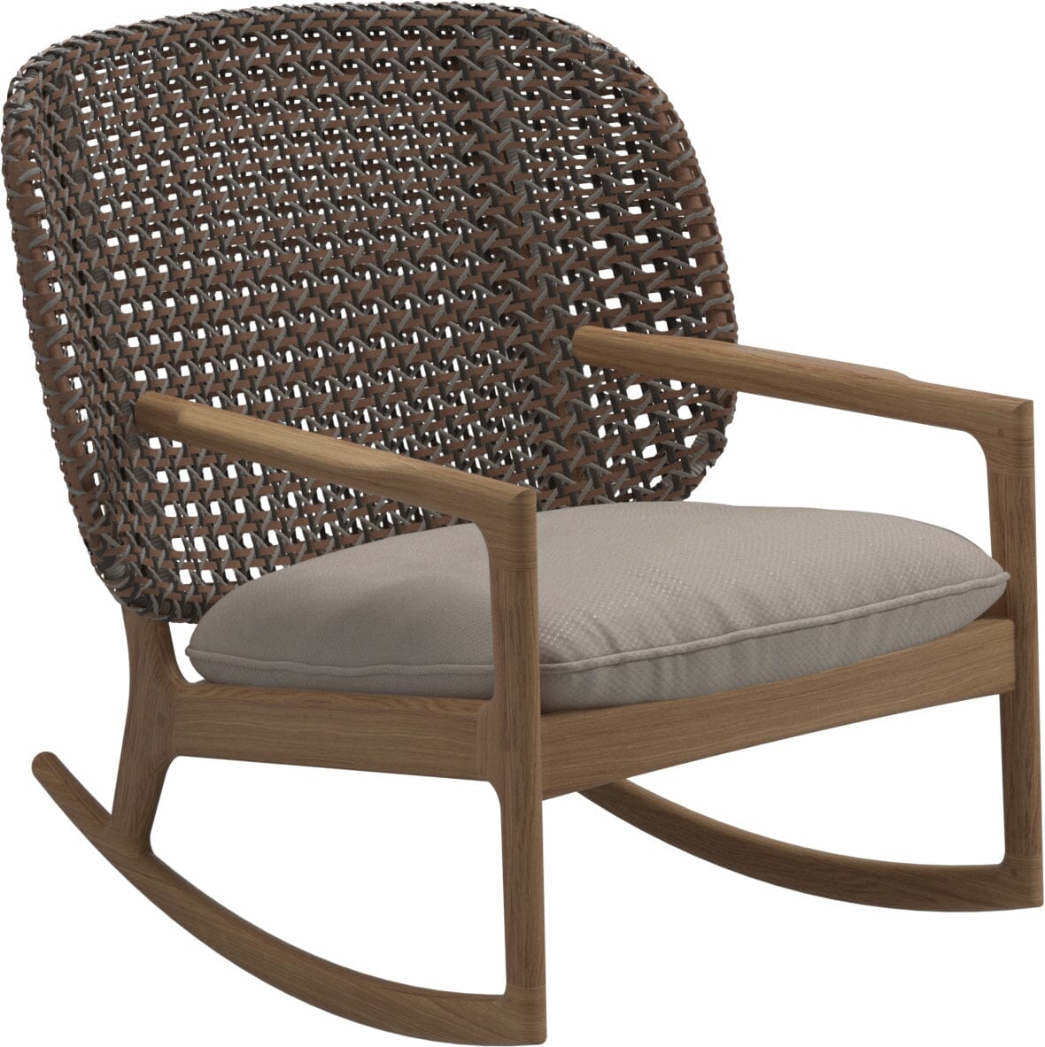 Gloster Kay Low Back Rocking Chair Brindle Grade D (ST) Dot Oyster 0117