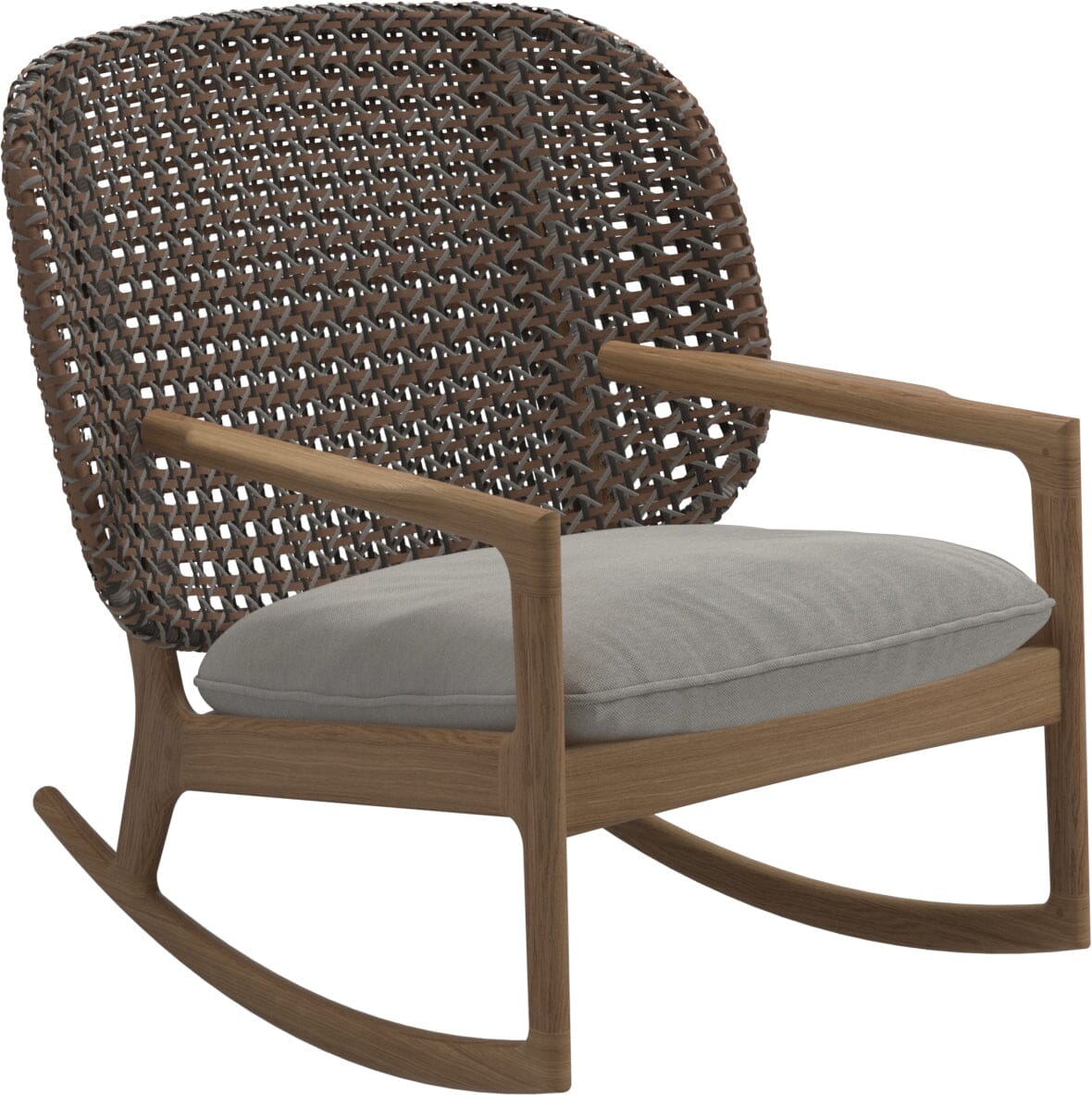 Gloster Kay Low Back Rocking Chair Brindle Grade D (ST) Tuck Malt 0122