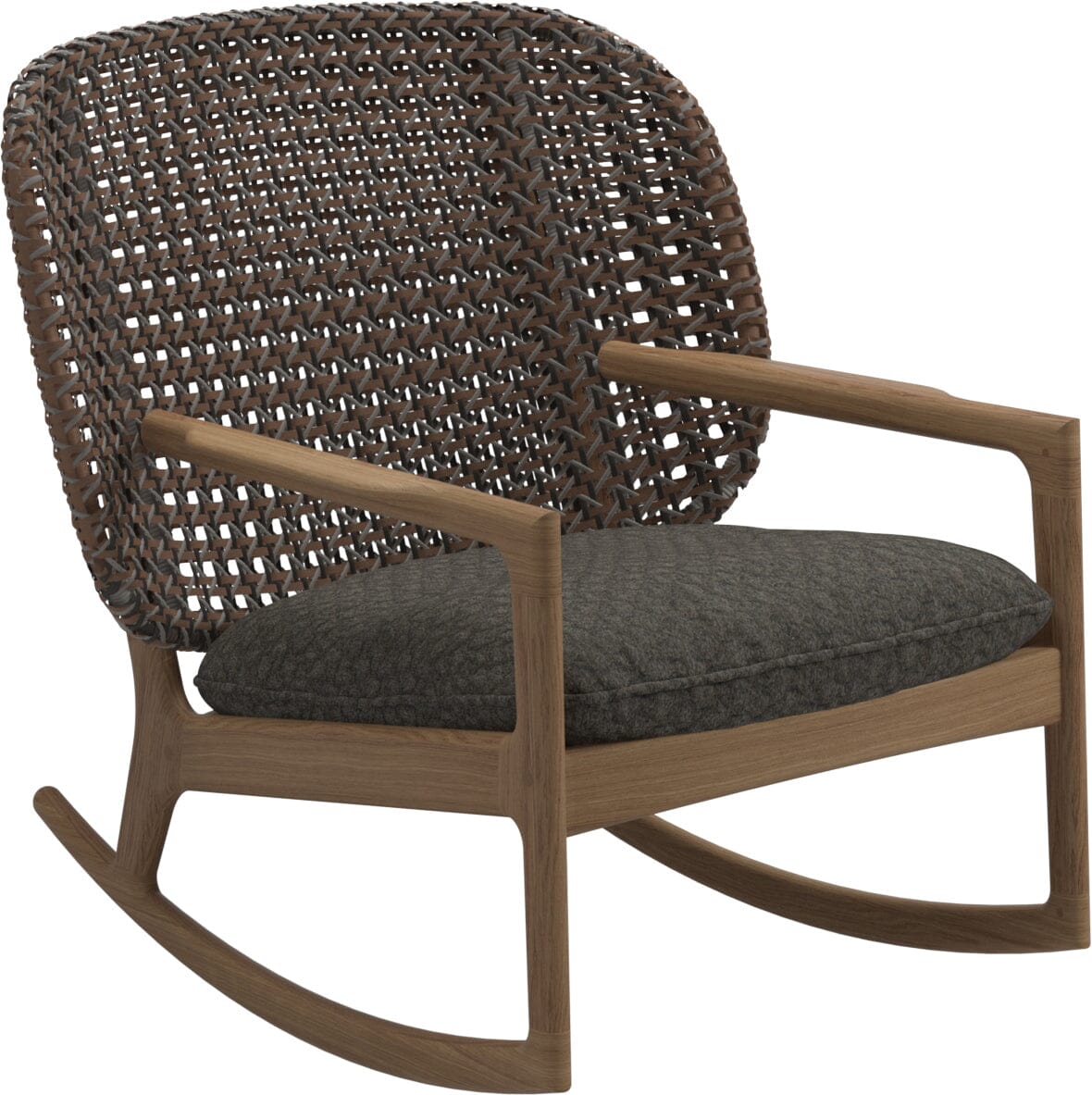 Gloster Kay Low Back Rocking Chair Brindle Grade D (ST) Wave Quarry 0126