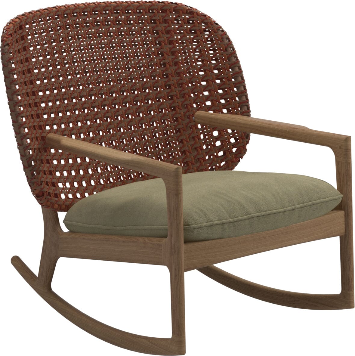Gloster Kay Low Back Rocking Chair Copper