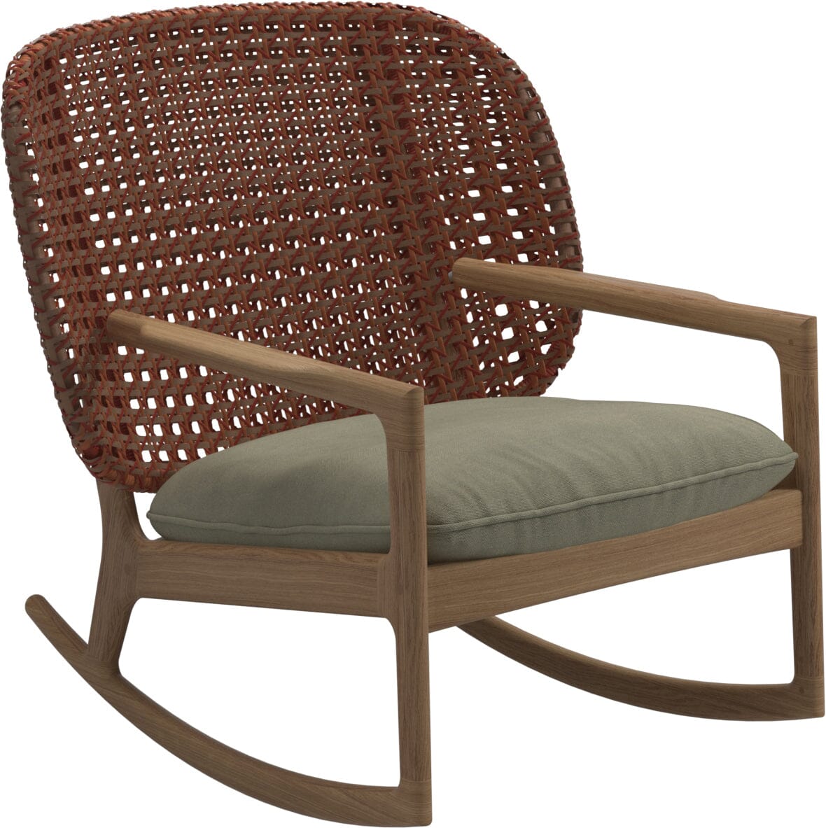 Gloster Kay Low Back Rocking Chair Copper