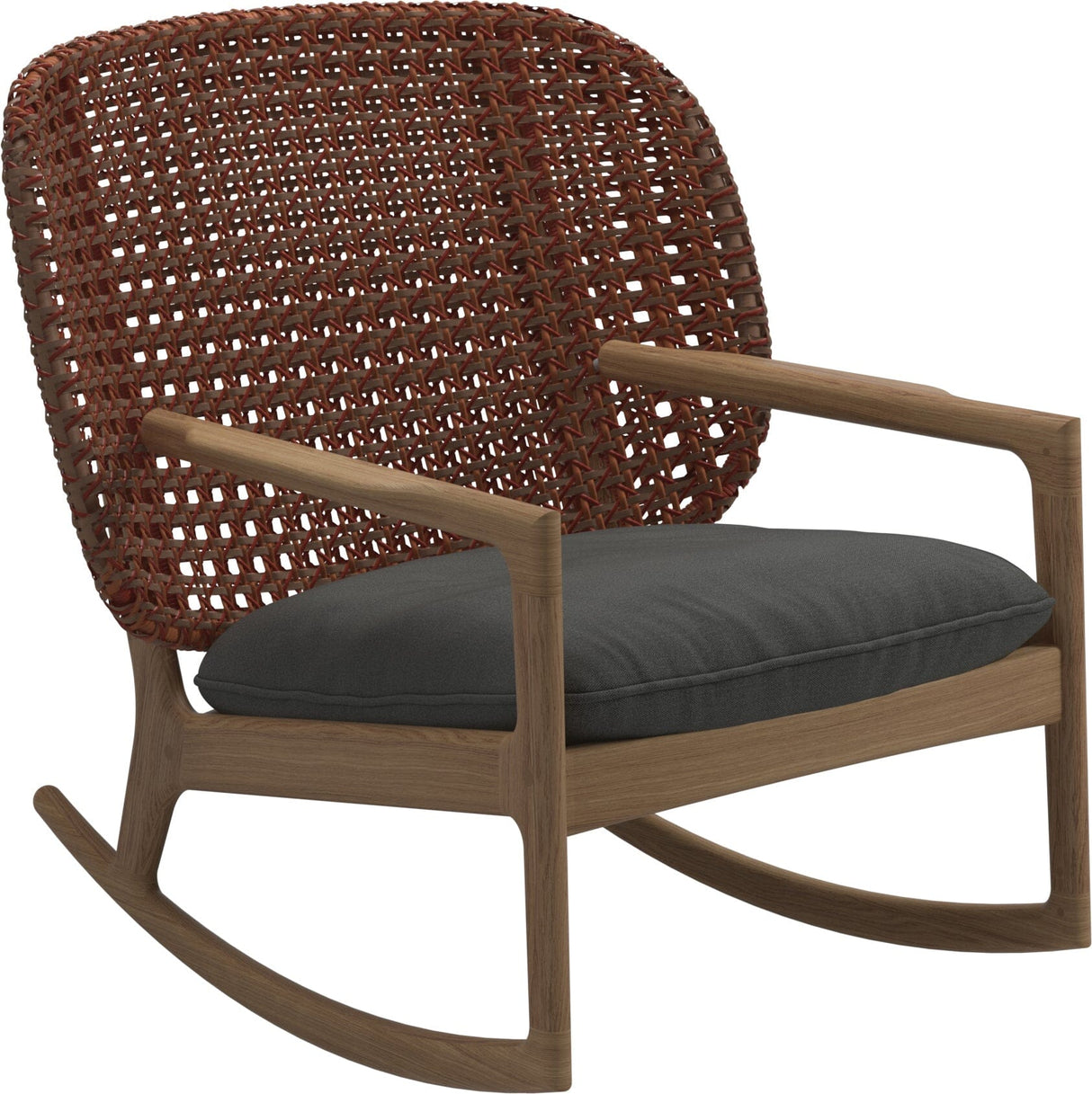 Gloster Kay Low Back Rocking Chair Copper Grade B (WR) Blend Coal 0144