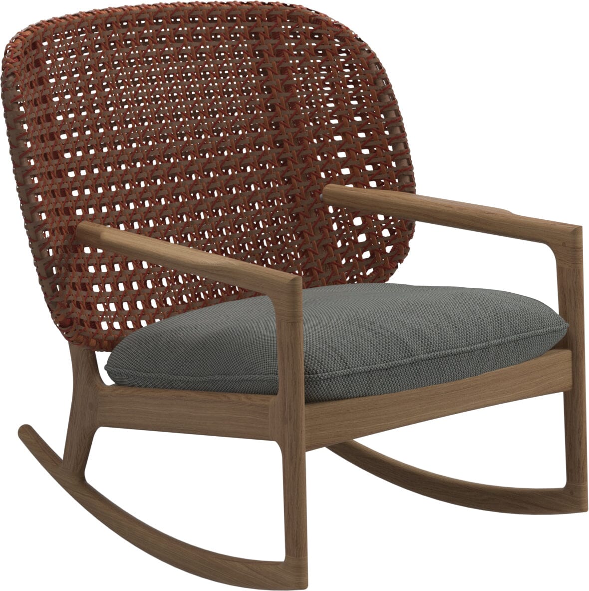 Gloster Kay Low Back Rocking Chair Copper Grade C (OP) Lopi Charcoal 0132